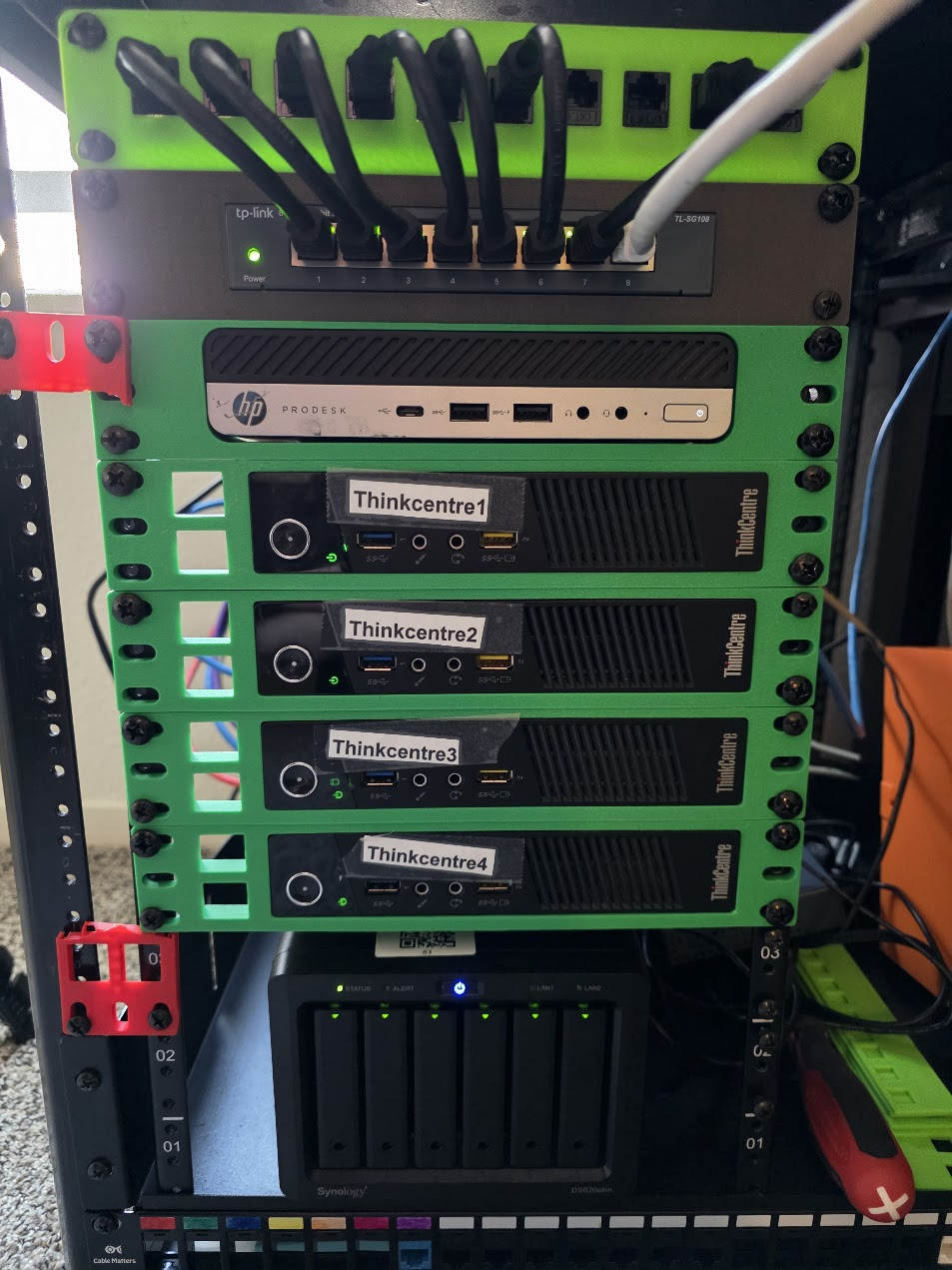 I Made MiniLab Server Rack for the Dabble Den