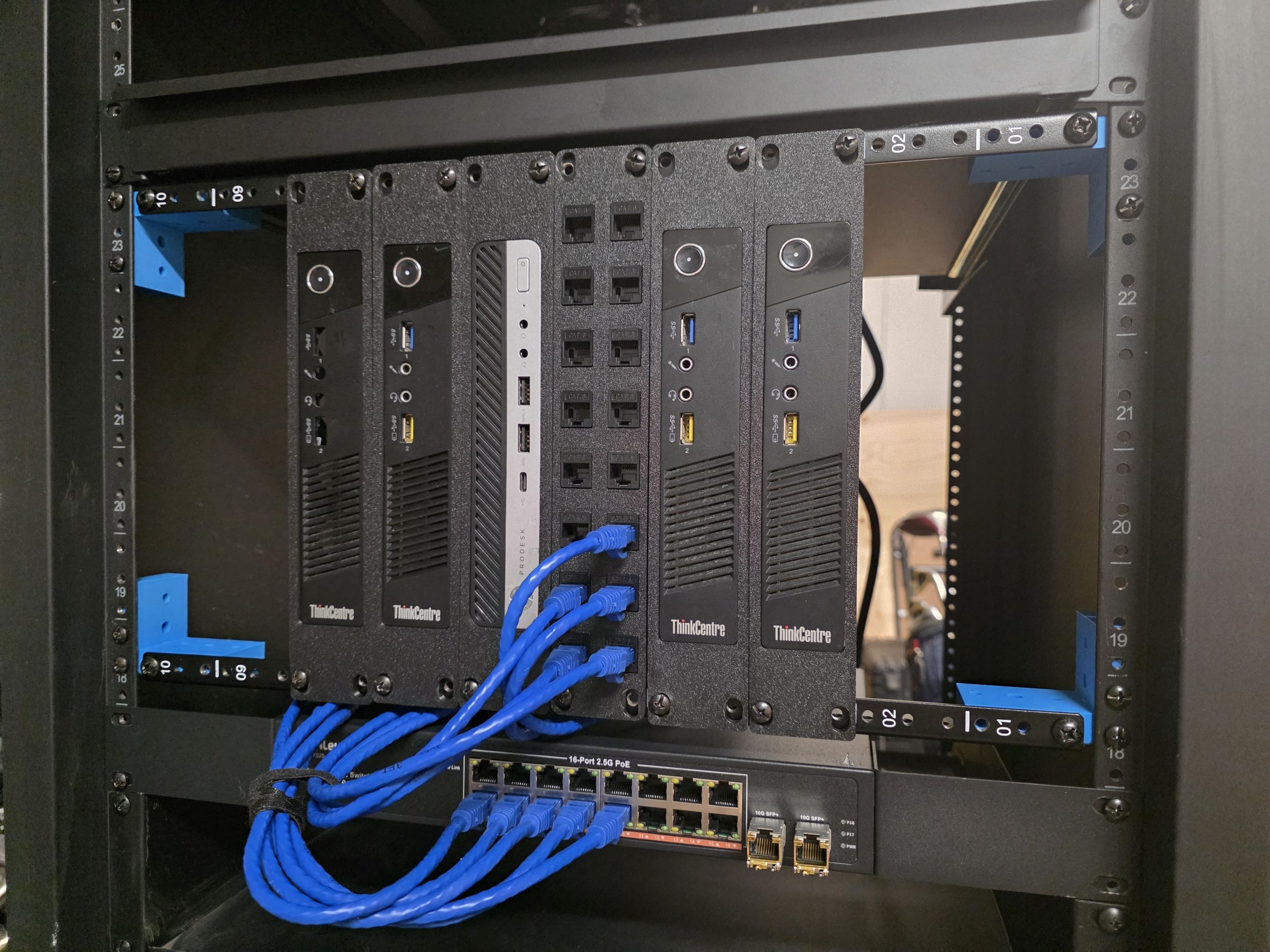 The Den Got a New Rack! With My NEW 19-to-10 Inch rack-ception adapter!